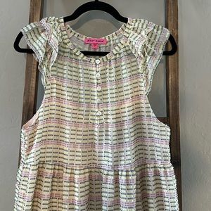 Betsy Johnson Button up Maxi